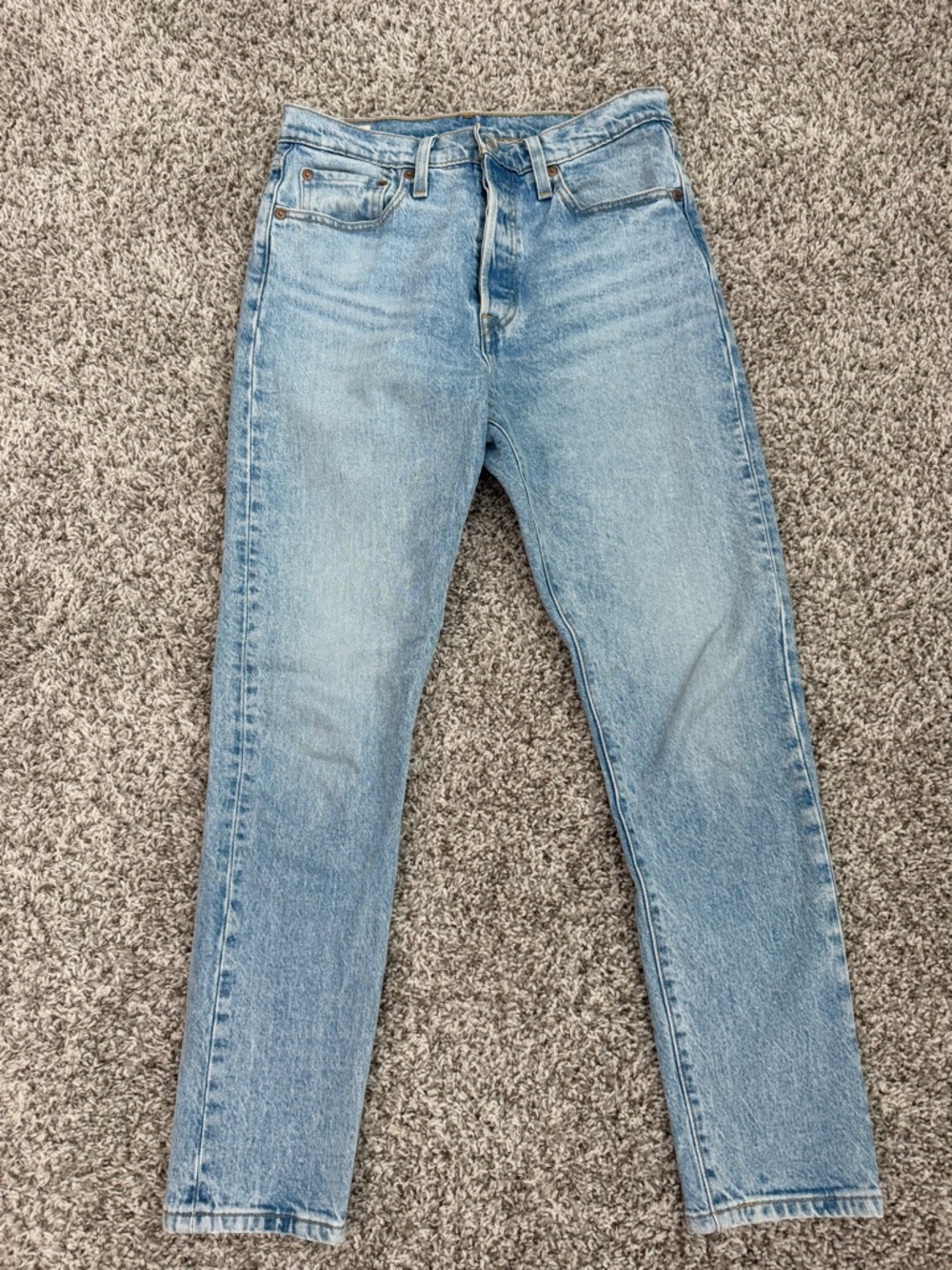 Levi's 501S Skinny Light Blue Denim Jeans
